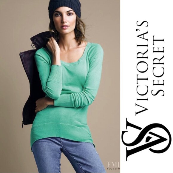 Victoria's Secret | Teal Long Sleeve Ribbed Cuff Sweater | Size Extra Small - Picture 1 of 10